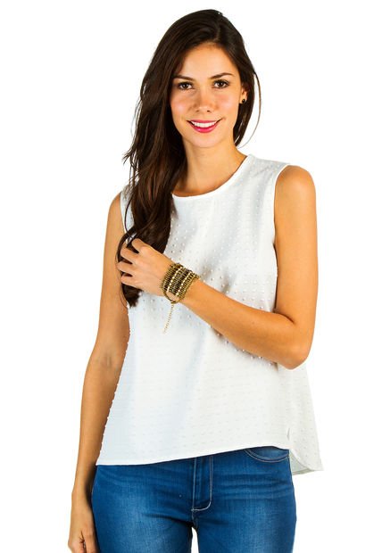 Blusa Blanco NEW LOOK