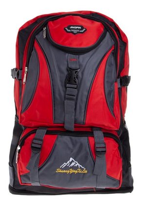 Morral Gris-Rojo Newbolo 60Litros