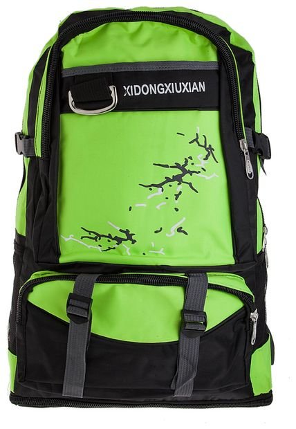 Morral Negro-Verde Neón Newbolo 60L