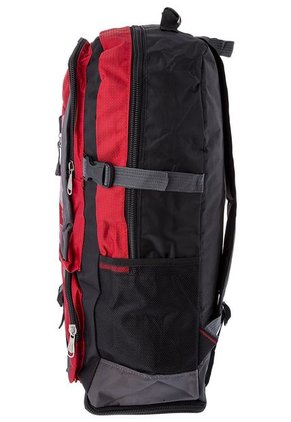 Morral Rojo-Negro-Gris Newbolo 60 Litros