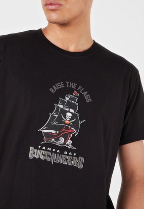 Camiseta Negro-Gris-Rojo NFL Tampa Bay Buccaneers