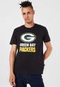 Camiseta Negro-Blanco-Amarillo NFL Green Bay Packers de NFL