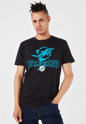 Camiseta Negro-Turquesa NFL Miami Dolphins