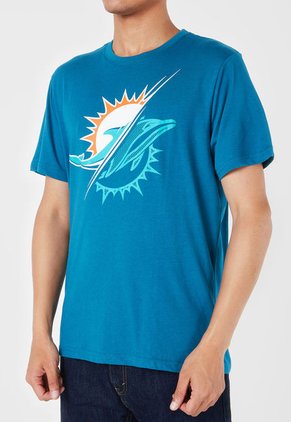 Camiseta Azul-Blanco-Naranja NFL Miami Dolphins