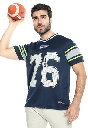 Camiseta Azul-Verde-Blanco NFL