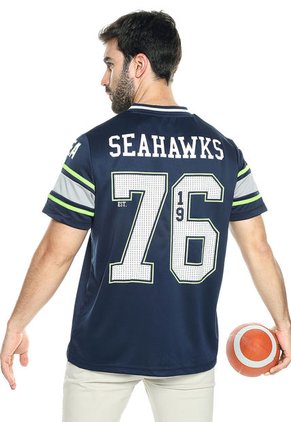 Camiseta Azul-Verde-Blanco NFL