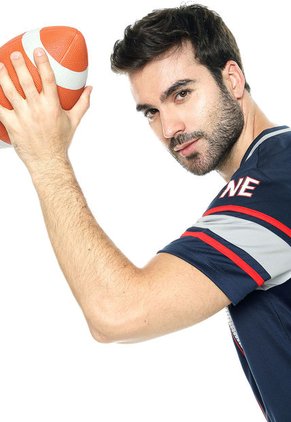 Camiseta Azul-Gris-Rojo NFL