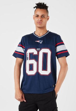 Camiseta Azul-Blanco-Rojo NFL New England Patriots