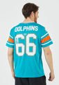 Camiseta Verde-Blanco-Naranja NFL Miami Dolphins de NFL