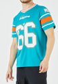 Camiseta Verde-Blanco-Naranja NFL Miami Dolphins de NFL