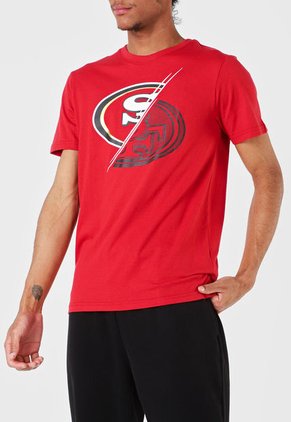 Camiseta Rojo-Negro-Blanco NBA San Francisco 49ers