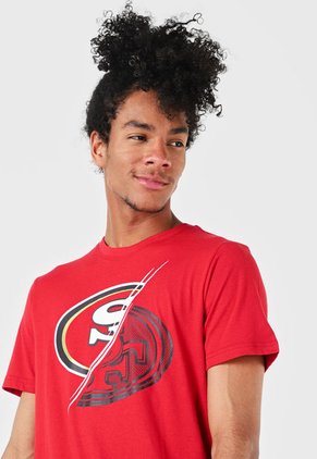 Camiseta Rojo-Negro-Blanco NBA San Francisco 49ers