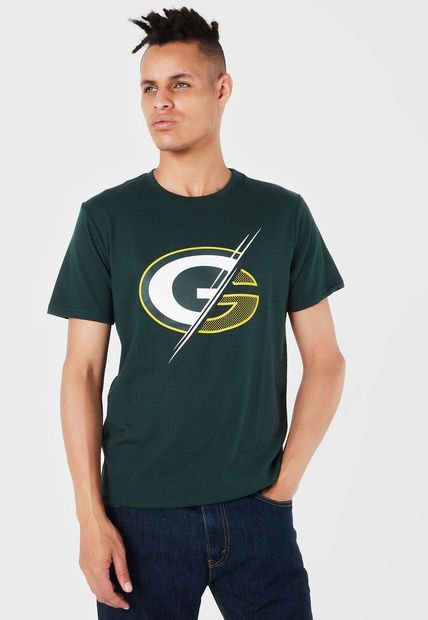 Camiseta Verde-Blanco-Amarillo NFL Green Bay Packers