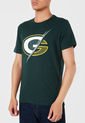 Camiseta Verde-Blanco-Amarillo NFL Green Bay Packers de NFL