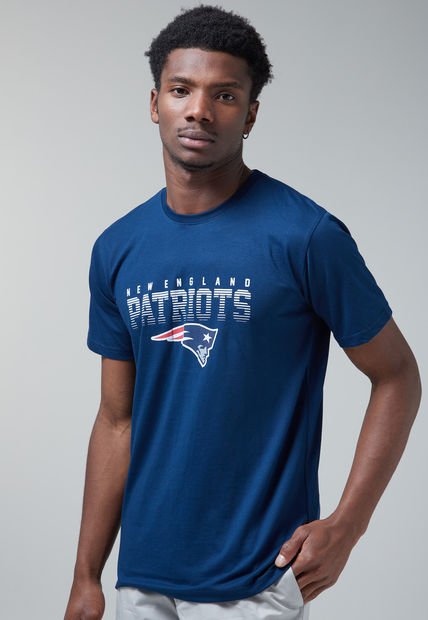 Camisa Azul-Blanco-Rojo NFL New England Patriots
