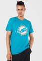 Camiseta Turquesa-Blanco-Naranja NFL Miami Dolphins de NFL