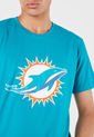 Camiseta Turquesa-Blanco-Naranja NFL Miami Dolphins de NFL