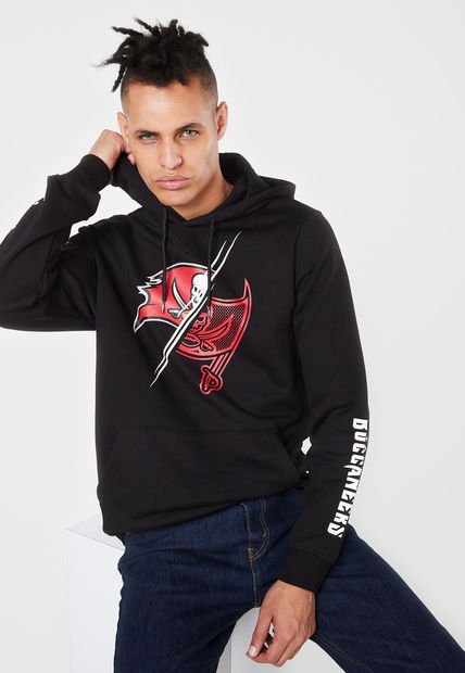 Hoodie Negro-Rojo-Blanco NFL Tampa Bay Buccaneers
