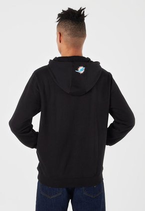 Hoodie Negro-Blanco-Turquesa NFL Miami Dolphins