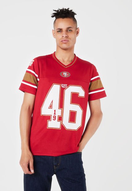 Camiseta Rojo-Blanco-Café NFL San Francisco 49ers