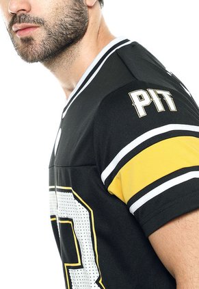 Camiseta Negro-Amarillo-Blanco NFL