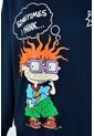 Buzo De Los Rugrats Cerrado Azul Para Mujer L de Nickelodeon