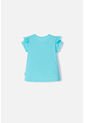 Camiseta De Paw Patrol Manga Corta Turquesa Para Niña 2T A 6T 3T de Nickelodeon