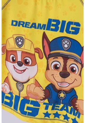 Conjunto De Baño De Paw Patrol Amarillo Y Azul Manga Larga Para Niño 2T A 5T 3T