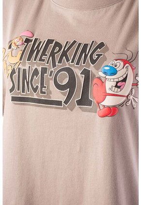 Camiseta De Nickelodeon Regular Fit Para Mujer L