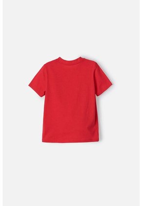 Camiseta De Paw Patrol Manga Corta Rojo Para Niño 2T A 5T 3T