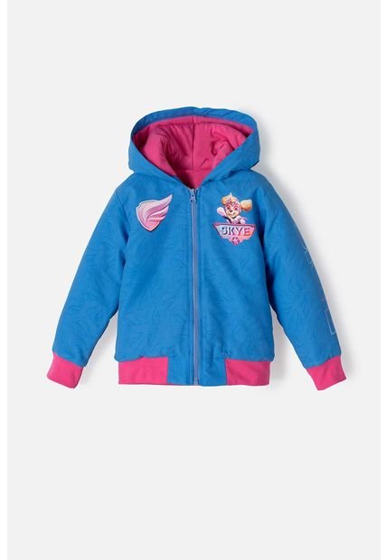 Chaqueta De Paw Patrol Con Capucha Azul Y Fucsia Para Niña 2T A 5T 2T