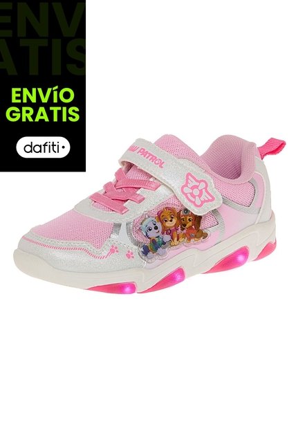 Tenis Con Diseño De Paw Patrol Para Niña Pequeña Rosa Claro Nickelodeon 210030