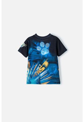 Camiseta De Paw Patrol Azul Manga Corta Para Niño 2T A 5T 5T