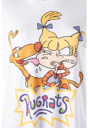 Pijama De Rugrats De Pantalón Largo Multicolor Para Mujer M