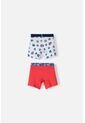 Pack X2 Boxer De Paw Patrol Rojo Y Blanco Para Niño 2T A 6T 2T de Nickelodeon