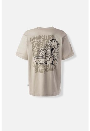 Camiseta De Garfield Regular Fit Para Hombre M