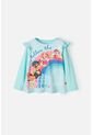 Camiseta De Paw Patrol Azul Clara De Manga Larga Para Niña 2T A 5T 3T de Nickelodeon