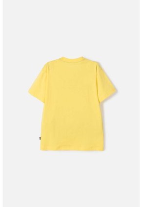 Camiseta De Bob Esponja Manga Corta Amarillo Para Niño 12