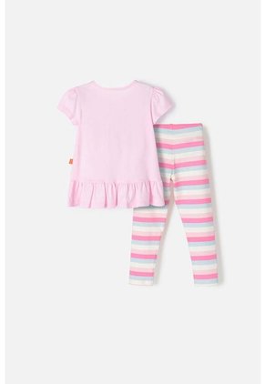 Conjunto De Paw Patrol Con Leggins Rosado Para Niña 2T A 5T 3T