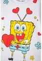 Pijama De Bob Esponja Pntalón Largo Amarillo Y Blanco Para Niña 6 de Nickelodeon