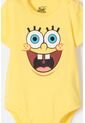Body De Bob Esponja Amarillo Para Bebé Niño 9-12 de Nickelodeon