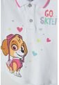 Camiseta De Paw Patrol Blanca Tipo Polo Para Niña 2T A 5T 5T de Nickelodeon