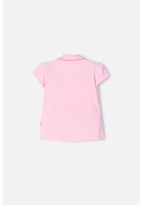 Camiseta Tipo Polo De Paw Patrol Rosada Para Niña 2T A 6T 4T