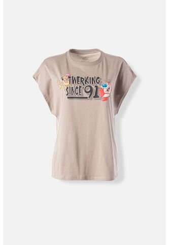 Camiseta De Nickelodeon Regular Fit Para Mujer L Nickelodeon