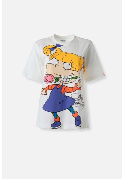 Camiseta De Angelica Regular Fit Para Mujer M