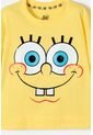 Camiseta De Bob Esponja Manga Corta Amarillo Para Niña 6 de Nickelodeon