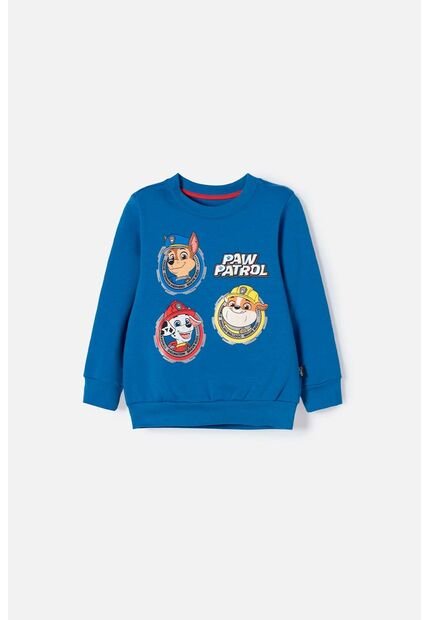 Buzo De Paw Patrol Cerrado Azul Para Niño 2T A 6T 5T