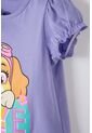 Camiseta De Paw Patrol Manga Corta Lila Para Niña 2T A 5T 3T de Nickelodeon