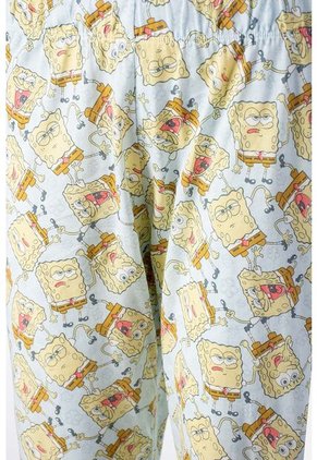 Pijama De Bob Esponja De Pantalon Largo Para Mujer XS
