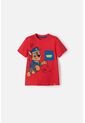 Camiseta De Paw Patrol Manga Corta Rojo Para Niño 2T A 5T 5T de Nickelodeon